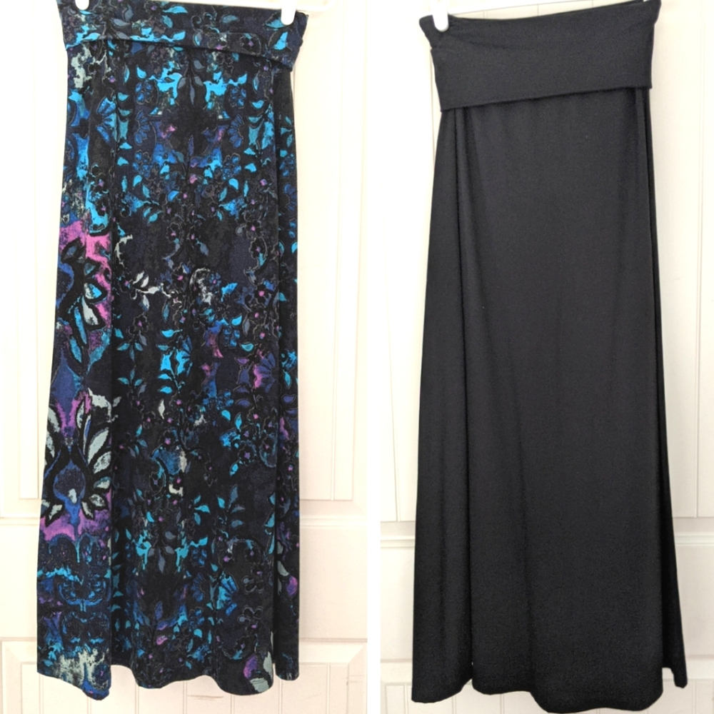 Two Mossimo Maxi Skirts